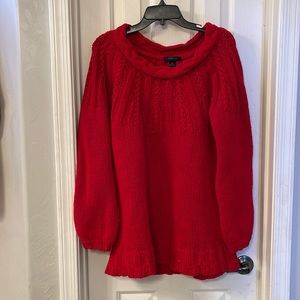 Style & Co Red sweater